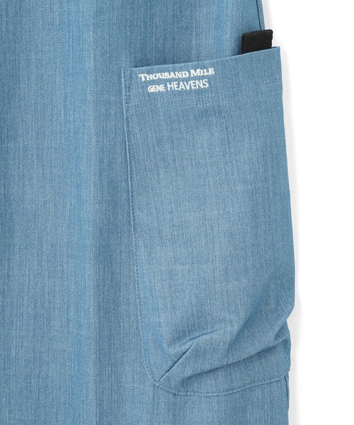 THOUSAND MILE（サウザンドマイル）の「(THOUSAND MILExGENE HEAVENS)BACK CROSS NALLOW STRAP DRESS（ワンピース・レディース・ブラック/カーキ/ブルー・ONE SIZE）」の15枚目の写真