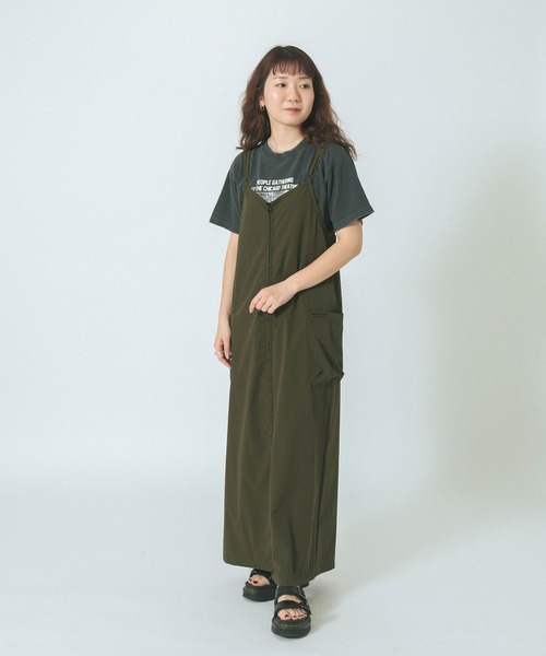THOUSAND MILE（サウザンドマイル）の「(THOUSAND MILExGENE HEAVENS)BACK CROSS NALLOW STRAP DRESS（ワンピース・レディース・ブラック/カーキ/ブルー・ONE SIZE）」の21枚目の写真