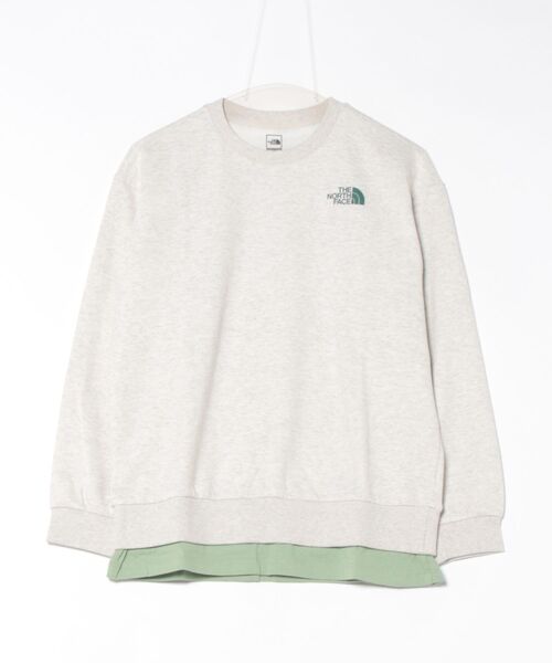 THE NORTH FACE（ザノースフェイス）の「【THE NORTH FACE KIDS】K's　SCHOOLDAY　SWEATSHIRTS（スウェット・レディース・ブルー/グレー/イエロー/グリーン・FREE）」の6枚目の写真