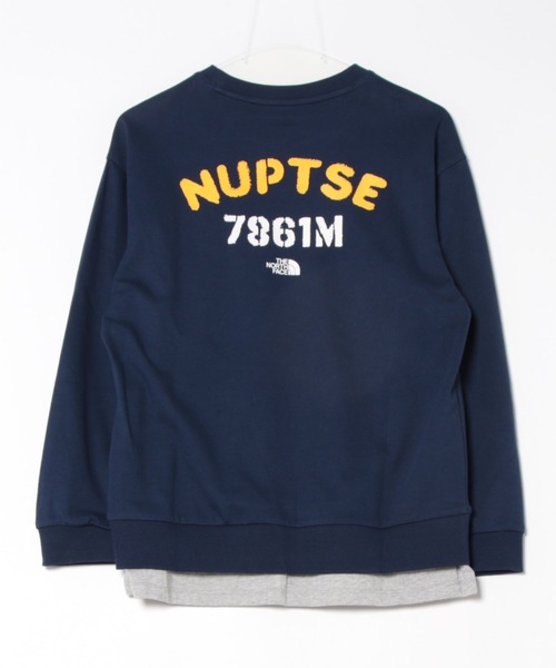 THE NORTH FACE（ザノースフェイス）の「【THE NORTH FACE KIDS】K's　SCHOOLDAY　SWEATSHIRTS（スウェット・レディース・ブルー/グレー/イエロー/グリーン・FREE）」の9枚目の写真