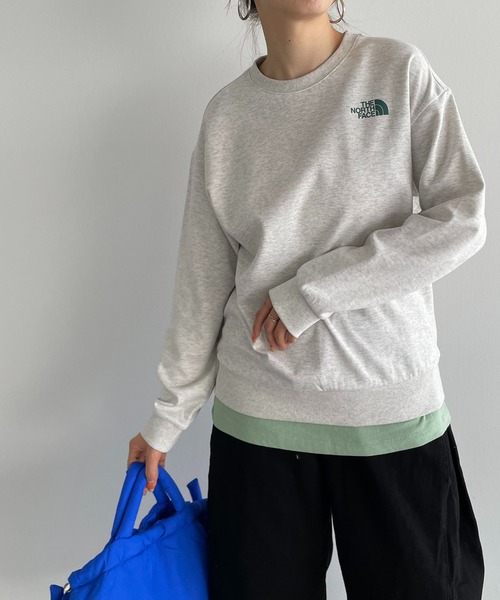 THE NORTH FACE（ザノースフェイス）の「【THE NORTH FACE KIDS】K's　SCHOOLDAY　SWEATSHIRTS（スウェット・レディース・ブルー/グレー/イエロー/グリーン・FREE）」の12枚目の写真