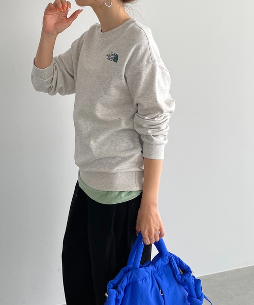 THE NORTH FACE（ザノースフェイス）の「【THE NORTH FACE KIDS】K's　SCHOOLDAY　SWEATSHIRTS（スウェット・レディース・ブルー/グレー/イエロー/グリーン・FREE）」の14枚目の写真