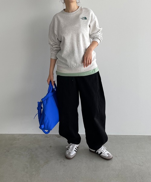 THE NORTH FACE（ザノースフェイス）の「【THE NORTH FACE KIDS】K's　SCHOOLDAY　SWEATSHIRTS（スウェット・レディース・ブルー/グレー/イエロー/グリーン・FREE）」の16枚目の写真