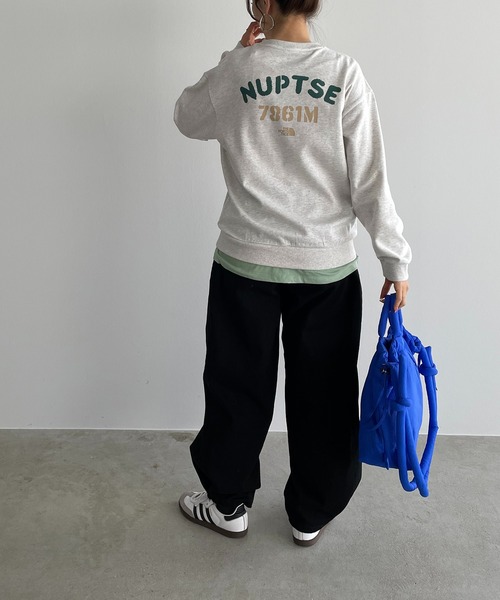 THE NORTH FACE（ザノースフェイス）の「【THE NORTH FACE KIDS】K's　SCHOOLDAY　SWEATSHIRTS（スウェット・レディース・ブルー/グレー/イエロー/グリーン・FREE）」の18枚目の写真