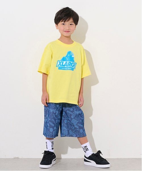 セール】ストリート総柄デニムショートパンツ（デニムパンツ