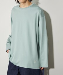 CITEN（シテン）の「＜CITEN＞シルケットダンボールロンT（Tシャツ/カットソー・メンズ）」