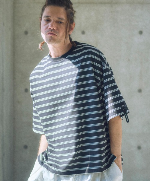 ADAM PATEK(アダムパテック)の「mt9510-rounded border short sleeveT Tシャツ(Tシャツ/カットソー・メンズ・ブラック/ホワイト・2/1)」の12枚目の写真