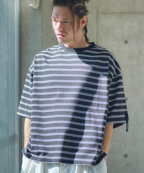 ADAM PATEK(アダムパテック)の「mt9510-rounded border short sleeveT Tシャツ(Tシャツ/カットソー・メンズ・ブラック/ホワイト・2/1)」の13枚目の写真
