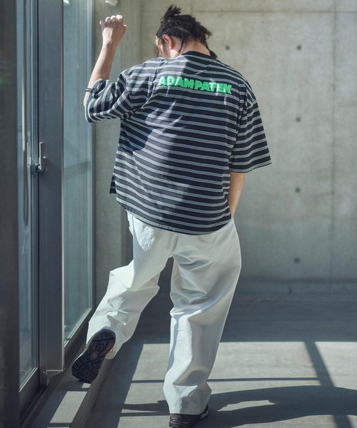 ADAM PATEK(アダムパテック)の「mt9510-rounded border short sleeveT Tシャツ(Tシャツ/カットソー・メンズ・ブラック/ホワイト・2/1)」の15枚目の写真