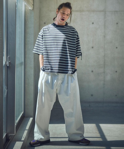 ADAM PATEK(アダムパテック)の「mt9510-rounded border short sleeveT Tシャツ(Tシャツ/カットソー・メンズ・ブラック/ホワイト・2/1)」の16枚目の写真