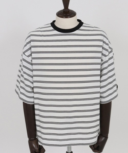 ADAM PATEK(アダムパテック)の「mt9510-rounded border short sleeveT Tシャツ(Tシャツ/カットソー・メンズ・ブラック/ホワイト・2/1)」の18枚目の写真