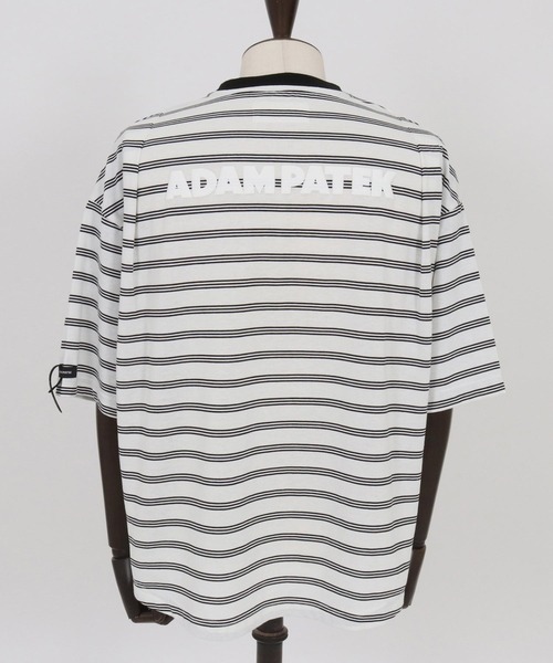 ADAM PATEK(アダムパテック)の「mt9510-rounded border short sleeveT Tシャツ(Tシャツ/カットソー・メンズ・ブラック/ホワイト・2/1)」の19枚目の写真