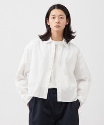 コットン クロップド レギュラーカラーシャツ / ショート丈対応 【ZOZOTOWN限定アイテム】