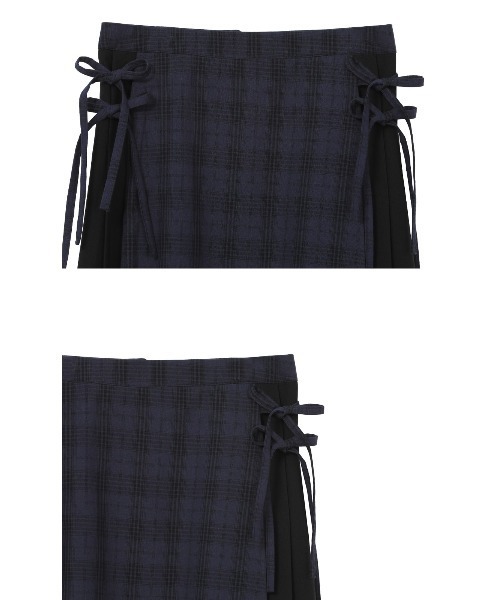 【MISEKI SEOUL】Side bow pleats midi skirt★韓国人気★追跡付 セール】Side bow pleats midi skirt（スカート）｜Miseki SEOUL