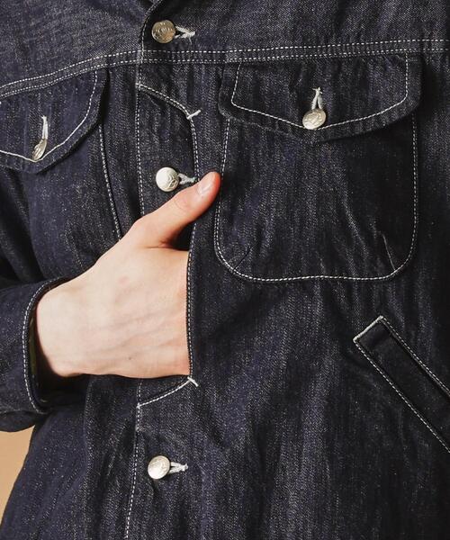 40ｃｔ＆525（フォーティーカラッツアンドゴーニーゴ）の「525DENIM ワークジャケット（デニムジャケット・メンズ・ブラック/ブルー系その他・04/03/02/01）」の8枚目の写真