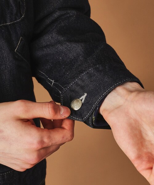 40ｃｔ＆525（フォーティーカラッツアンドゴーニーゴ）の「525DENIM ワークジャケット（デニムジャケット・メンズ・ブラック/ブルー系その他・04/03/02/01）」の11枚目の写真