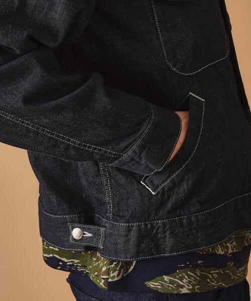 40ｃｔ＆525（フォーティーカラッツアンドゴーニーゴ）の「525DENIM ワークジャケット（デニムジャケット・メンズ・ブラック/ブルー系その他・04/03/02/01）」の12枚目の写真