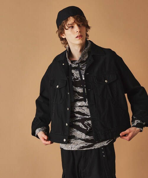 40ｃｔ＆525（フォーティーカラッツアンドゴーニーゴ）の「525DENIM ワークジャケット（デニムジャケット・メンズ・ブラック/ブルー系その他・04/03/02/01）」の15枚目の写真