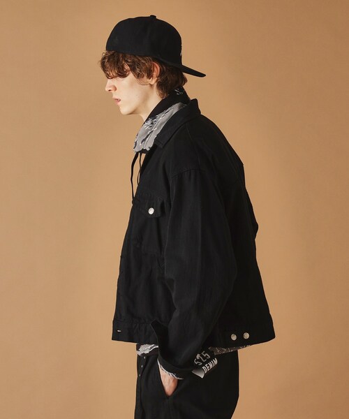 40ｃｔ＆525（フォーティーカラッツアンドゴーニーゴ）の「525DENIM ワークジャケット（デニムジャケット・メンズ・ブラック/ブルー系その他・04/03/02/01）」の16枚目の写真