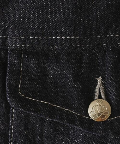 40ｃｔ＆525（フォーティーカラッツアンドゴーニーゴ）の「525DENIM ワークジャケット（デニムジャケット・メンズ・ブラック/ブルー系その他・04/03/02/01）」の22枚目の写真