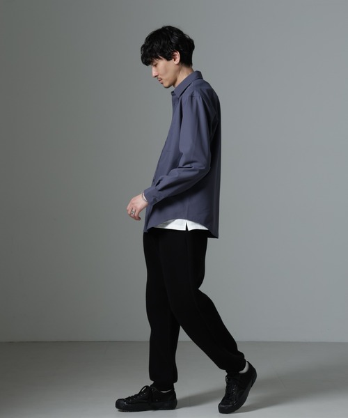 NANO universe(ナノユニバース)の「ダブルニットコジートレーナーパンツ(その他パンツ・メンズ・ブラック/モカ・M/L)」の8枚目の写真