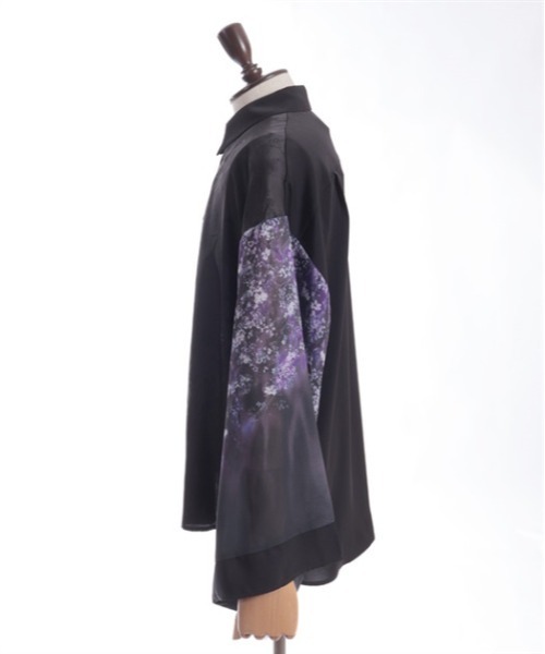 REZEN（リゼン）の「枝垂桜和袖シャツ（シャツ/ブラウス・メンズ・ピンク/アイボリー/レッドパープル・LARGE/MEDIUM）」の13枚目の写真