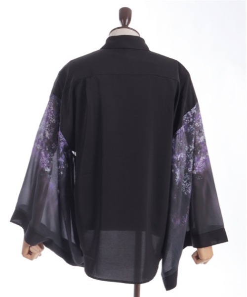 REZEN（リゼン）の「枝垂桜和袖シャツ（シャツ/ブラウス・メンズ・ピンク/アイボリー/レッドパープル・LARGE/MEDIUM）」の14枚目の写真