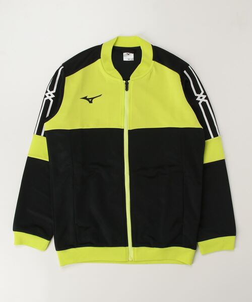 MIZUNO(ミズノ )の「ミズノ タフジャージジャケット_(ジャージ・キッズ・ブルー/ブラック×グリーン・130cm/140cm/150cm/160cm)」の2枚目の写真