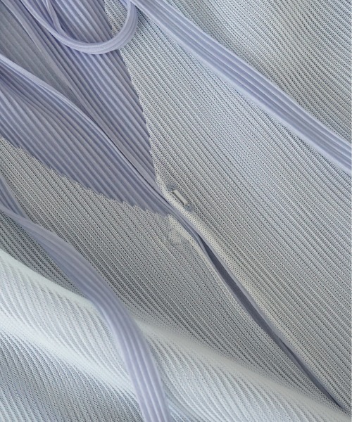 kotohayokozawa todo SHEER LAYERED LONG CARDIGAN