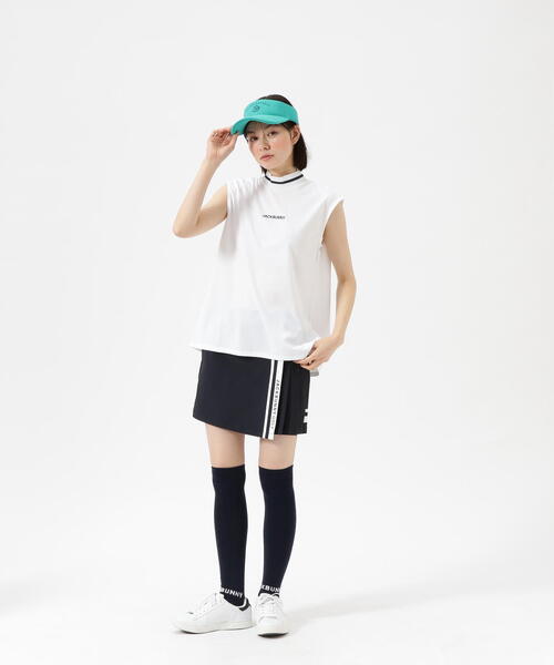 セール】【Jack Bunny!!】PEトリコット フレンチスリーブ モック