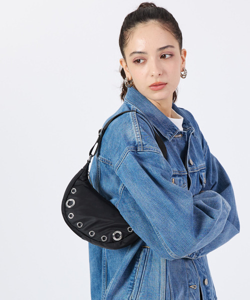 GROMMET SM SHOULDER BAG オニキスグロメッツ(ショルダーバッグ GROMMET SM SHOULDER BAG オニキスグロメッツ(ショルダーバッグ