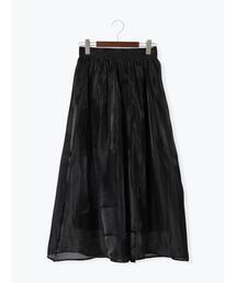 Te chichi TERRASSE（テチチテラス）の「【選べる着丈】オーロラサテンスカート（スカート）」