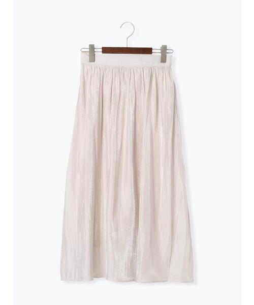 Te chichi TERRASSE（テチチテラス）の「【選べる着丈】オーロラサテンスカート（スカート・レディース・ブラック/ベージュ/ネイビー/グリーン・ﾌﾘｰ(M)/ﾌﾘｰ(L)）」の7枚目の写真