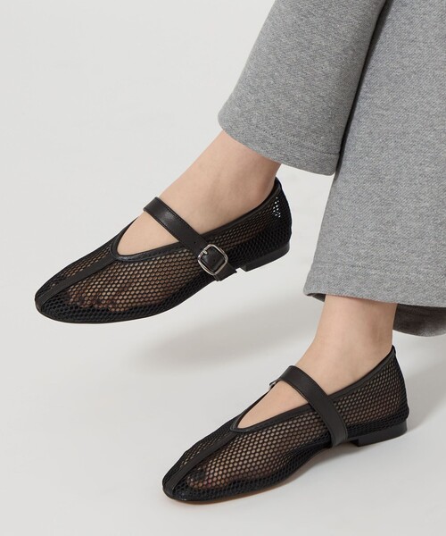 REMME（レメ）の「【別注】＜REMME＞ MASHBLT FLT（パンプス・レディース・ブラック/ベージュ・38/36/35/37）」の4枚目の写真