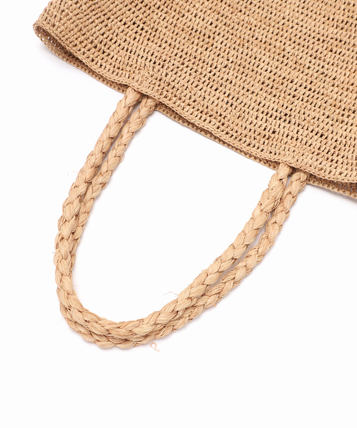MADE IN MADA（メイドインマダ）の「《追加》MADE IN MADA/メイドインマダ ALICE MM BAG（かごバッグ・レディース・ベージュ/チャコールグレー・FREE）」の21枚目の写真