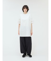 mizuiroind | mizuiro ind メッシュスリーブチュニックワンピース(ワンピース)