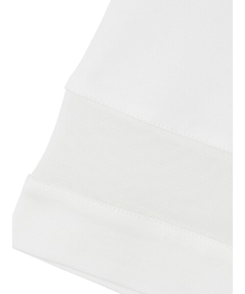 mizuiroind(ミズイロインド)の「mizuiro ind メッシュスリーブチュニックワンピース(ワンピース・レディース・ネイビー/オフホワイト/ブラック/チャコールグレー・FREE)」の6枚目の写真