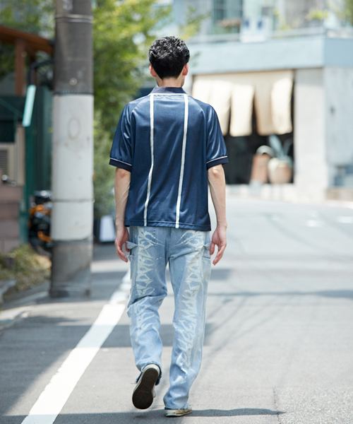 PARIS SAINT-GERMAIN(パリサンジェルマン)の「【Poggy × Paris Saint-Germain】DEAR PSG PRINTED GAME SHIRT(Tシャツ/カットソー・メンズ・ネイビー・LARGE/MEDIUM/X-LARGE)」の7枚目の写真