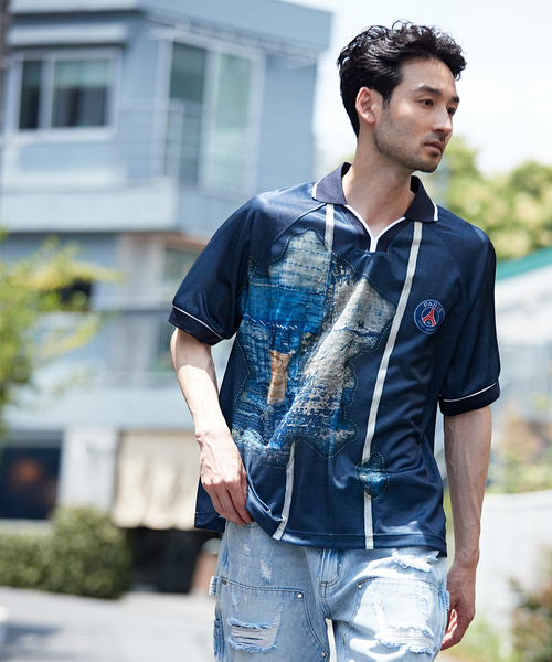 PARIS SAINT-GERMAIN × Poggy ポロシャツ ゲームシャツ