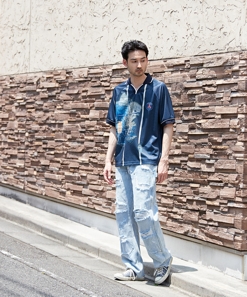 PARIS SAINT-GERMAIN(パリサンジェルマン)の「【Poggy × Paris Saint-Germain】DEAR PSG PRINTED GAME SHIRT(Tシャツ/カットソー・メンズ・ネイビー・LARGE/MEDIUM/X-LARGE)」の18枚目の写真