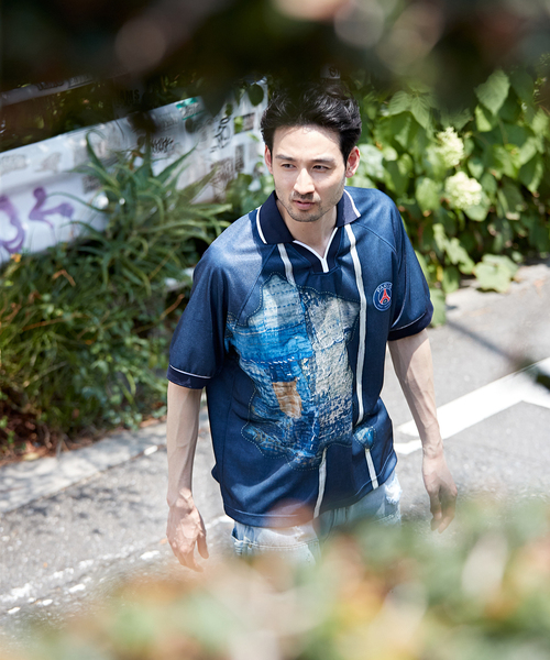 PARIS SAINT-GERMAIN(パリサンジェルマン)の「【Poggy × Paris Saint-Germain】DEAR PSG PRINTED GAME SHIRT(Tシャツ/カットソー・メンズ・ネイビー・LARGE/MEDIUM/X-LARGE)」の20枚目の写真
