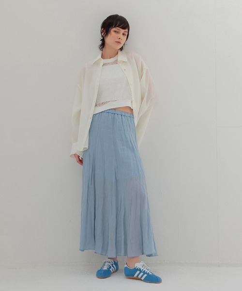 DRESSLAVE(ドレスレイブ)の「back swing shirt(バックスウィングシャツ)(シャツ/ブラウス・レディース・ブラック/ホワイト・38)」の8枚目の写真