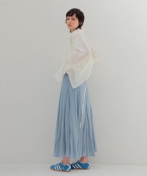 DRESSLAVE(ドレスレイブ)の「back swing shirt(バックスウィングシャツ)(シャツ/ブラウス・レディース・ブラック/ホワイト・38)」の9枚目の写真
