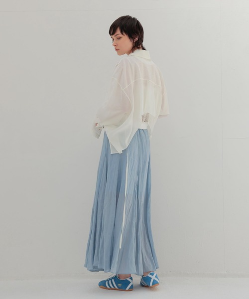 DRESSLAVE(ドレスレイブ)の「back swing shirt(バックスウィングシャツ)(シャツ/ブラウス・レディース・ブラック/ホワイト・38)」の10枚目の写真