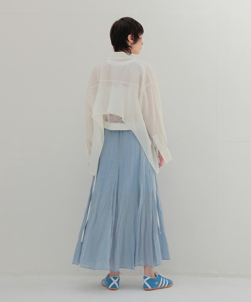 DRESSLAVE(ドレスレイブ)の「back swing shirt(バックスウィングシャツ)(シャツ/ブラウス・レディース・ブラック/ホワイト・38)」の11枚目の写真