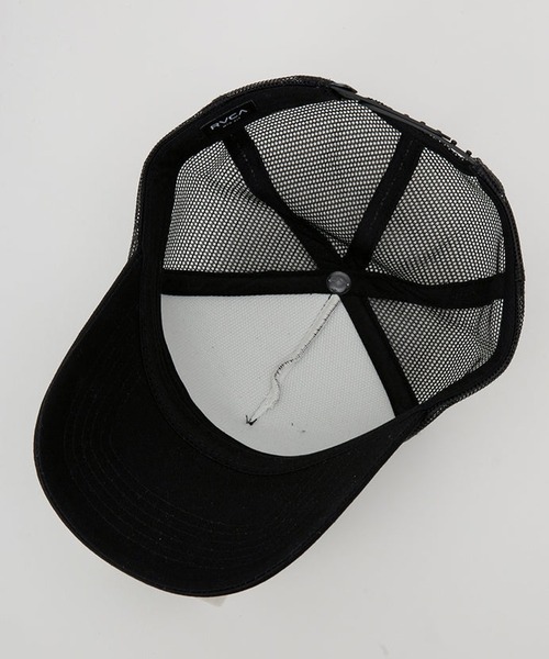 RVCA Bull Terrier Black Trucker Cap ルーカ キャップ メッシュ 送料無料】 RVCA ルーカ VA ALL THE WAY TRUCKER HAT メッシュ