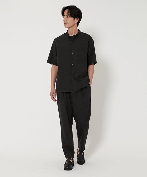 KOMATSU PACK トロピカル バンドカラー ショートスリーブ シャツ UNITED ARROWS LTD. OUTLET｜KOMATSU PACK キャンプカラー