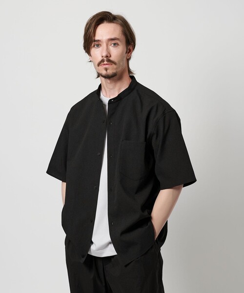 新品未使用　BEAUTY＆YOUTH UNITED ARROWS キューバシャツ BEAUTY&YOUTH UNITED ARROWS｜キュプラ コットン オープンカラー