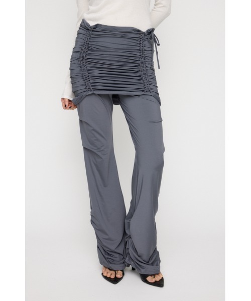 LAGUA GEM(ラグアジェム)の「EASY 2PIECE フレアパンツ(その他パンツ・レディース・ブラック/グレー・SMALL/MEDIUM)」の7枚目の写真