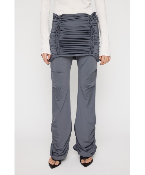 LAGUA GEM(ラグアジェム)の「EASY 2PIECE フレアパンツ(その他パンツ・レディース・ブラック/グレー・SMALL/MEDIUM)」の9枚目の写真